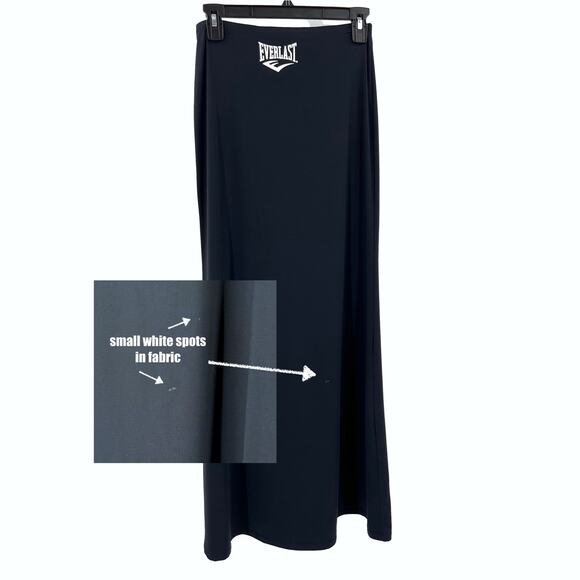 Zara Everlast Maxi Skirt Women's M Black High Stretch Bodycon Sportswear Y2K NWT - Picture 5 of 7